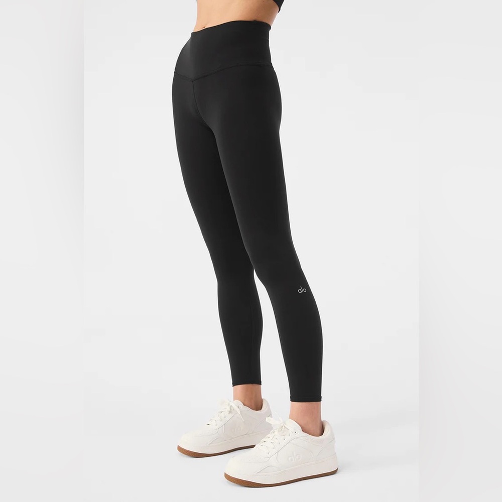 Alo 7/8 High-Waist Airbrush Legging Small Black